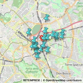 Mappa Via Albimonte Guglielmo, 00176 Roma RM, Italia (1.3495)