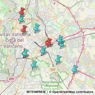 Mappa Via Raimondi Antonio, 00176 Roma RM, Italia (4.34923)