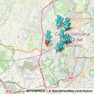 Mappa Via di Acquafredda, 00165 Roma RM, Italia (3.55222)