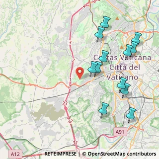 Mappa Via di Acquafredda, 00165 Roma RM, Italia (4.8925)