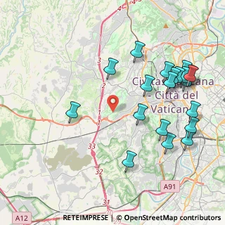Mappa Via di Acquafredda, 00165 Roma RM, Italia (5.0165)