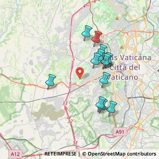 Mappa Via di Acquafredda, 00165 Roma RM, Italia (3.55615)