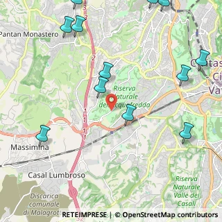 Mappa Via di Acquafredda, 00165 Roma RM, Italia (3.03917)