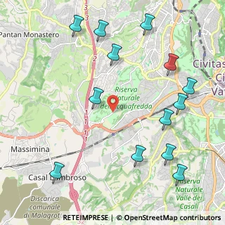 Mappa Via di Acquafredda, 00165 Roma RM, Italia (2.76462)