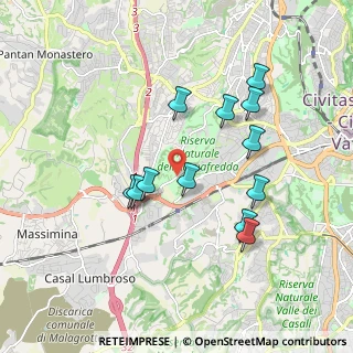 Mappa Via di Acquafredda, 00165 Roma RM, Italia (1.81583)