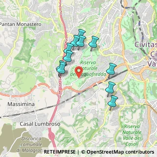 Mappa Via di Acquafredda, 00165 Roma RM, Italia (1.63545)