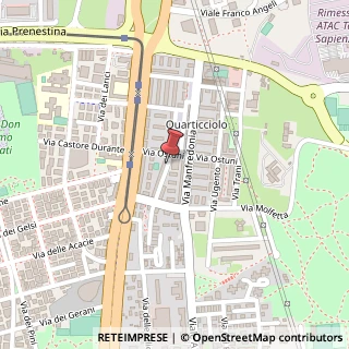 Mappa Via Castellaneta, 19, 00171 Roma, Roma (Lazio)