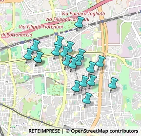 Mappa Via Federico Delpino, 00171 Roma RM, Italia (0.727)