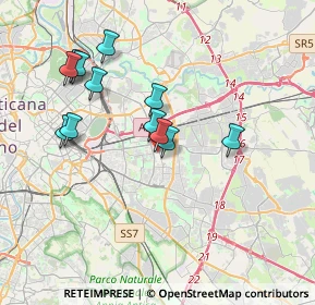 Mappa Via Federico Delpino, 00171 Roma RM, Italia (3.64833)