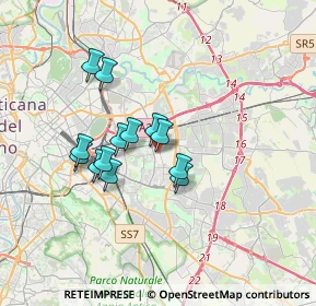 Mappa Via Federico Delpino, 00171 Roma RM, Italia (2.90846)