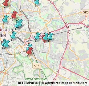 Mappa Via Federico Delpino, 00171 Roma RM, Italia (5.96235)