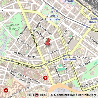 Mappa Via Ariosto, 25, 00185 Roma, Roma (Lazio)