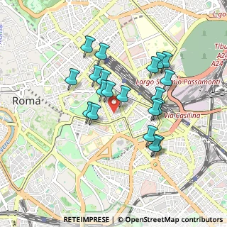 Mappa Via Ariosto, 00185 Roma RM, Italia (0.826)