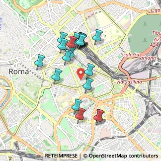 Mappa Via Ariosto, 00185 Roma RM, Italia (0.906)