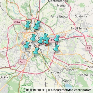 Mappa 00171 Roma RM, Italia (5.36182)