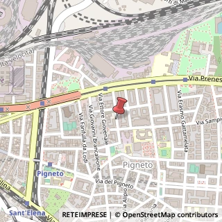 Mappa Via Romanello da Forl?, 17, 00176 Roma, Roma (Lazio)
