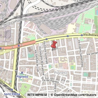 Mappa Via Romanello da Forl?, 13, 00176 Roma, Roma (Lazio)