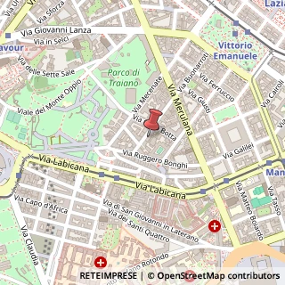 Mappa Via Angelo Poliziano, 69, 00184 Roma, Roma (Lazio)