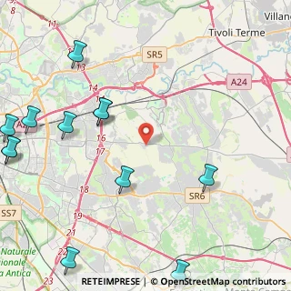 Mappa Via Pecoreccia di Torre Angela, 00132 Roma RM, Italia (6.5975)