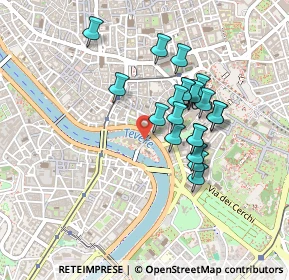 Mappa Via di Ponte Quattro capi, 00186 Roma RM, Italia (0.389)