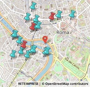 Mappa Via di Ponte Quattro capi, 00186 Roma RM, Italia (0.5585)