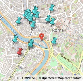 Mappa Via di Ponte Quattro capi, 00186 Roma RM, Italia (0.552)