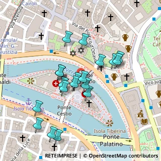 Mappa Via di Ponte Quattro capi, 00186 Roma RM, Italia (0.1)