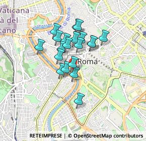 Mappa Via di Ponte Quattro capi, 00186 Roma RM, Italia (0.692)