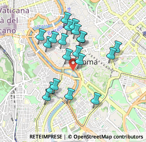 Mappa Via di Ponte Quattro capi, 00186 Roma RM, Italia (0.8765)