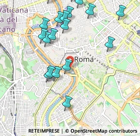 Mappa Via di Ponte Quattro capi, 00186 Roma RM, Italia (1.2605)