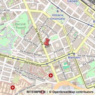 Mappa Via Merulana, 102, 00185 Roma, Roma (Lazio)