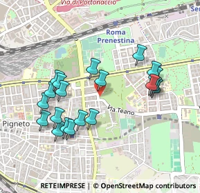 Mappa Via Maddaloni, 00177 Roma RM, Italia (0.492)