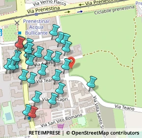 Mappa Via Maddaloni, 00177 Roma RM, Italia (0.15357)