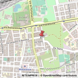 Mappa Via Aversa, 40, 00177 Roma, Roma (Lazio)