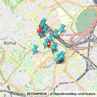 Mappa Via Galilei, 00187 Roma RM, Italia (0.685)