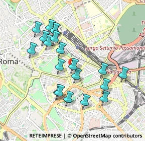 Mappa Via Galilei, 00185 Roma RM, Italia (0.96)