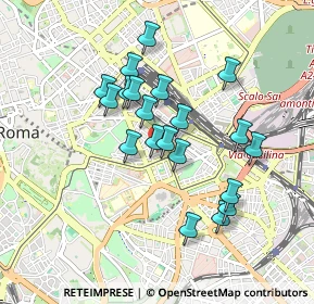 Mappa Via Galilei, 00185 Roma RM, Italia (0.8065)