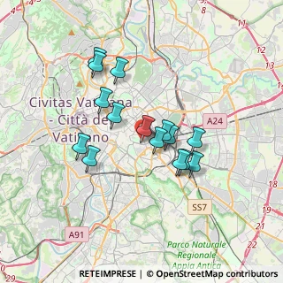 Mappa Via Carlo Botta, 00184 Roma RM, Italia (3.08333)