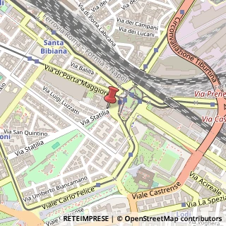 Mappa Via Statilia, 35, 00185 Roma, Roma (Lazio)