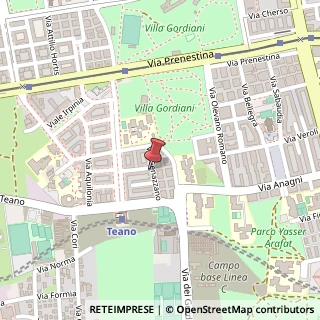 Mappa Via Altavilla Irpina, 50, 00177 Roma, Roma (Lazio)