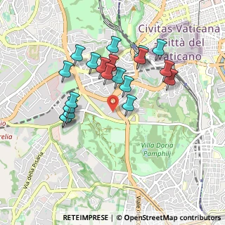 Mappa Via Leone Dehon, 00165 Roma RM, Italia (0.9055)