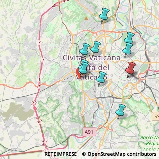 Mappa Via Leone Dehon, 00165 Roma RM, Italia (4.08818)