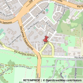 Mappa Via Nicolò Piccolomini, 27, 00165 Roma, Roma (Lazio)