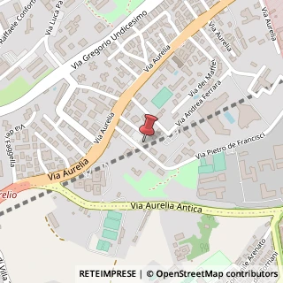 Mappa Via Pietro de Francisci, 27, 00165 Roma, Roma (Lazio)