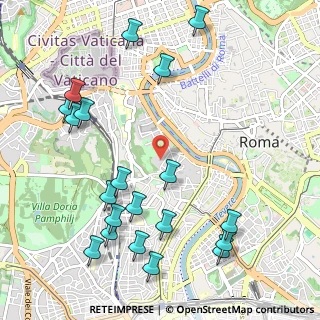 Mappa Via Garibaldi, 00165 Roma RM, Italia (1.3615)