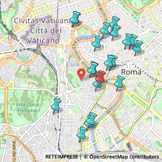 Mappa Via Garibaldi, 00165 Roma RM, Italia (1.153)