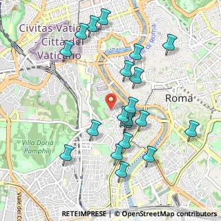Mappa Via Garibaldi, 00165 Roma RM, Italia (1.08)