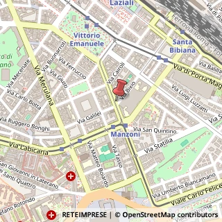 Mappa Via Emanuele Filiberto, 61, 00185 Roma, Roma (Lazio)