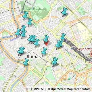 Mappa Via Milano, 00184 Roma RM, Italia (1.082)