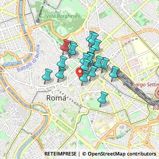 Mappa Via Milano, 00184 Roma RM, Italia (0.6275)